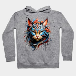 cat tattoo Hoodie